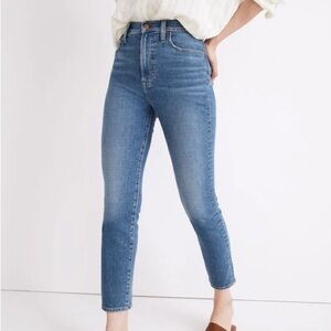 Madewell‎ tall Perfect Vintage Crop Jean in Sandford Wash: Summerweight Edition